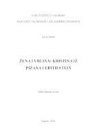Žena i vrlina: Kristina iz Pizana i Edith Stein