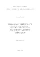 Filozofska vrijednost i etička perspektiva manuskripta Hortus deliciarum