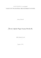 prikaz prve stranice dokumenta Život i djelo Pape Ivana Pavla II.