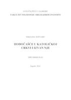 prikaz prve stranice dokumenta Hodočašće u Katoličkoj Crkvi i izvan nje