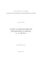 prikaz prve stranice dokumenta Utjecaj Nietzscheove filozofije na misao C. G. Junga