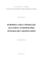 prikaz prve stranice dokumenta Europska unija i migracije